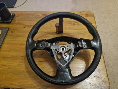 FÜR SUBARU FORESTER SG5 SG9 MOMO LEDERLENKRAD MIT GRÜBCHEN 