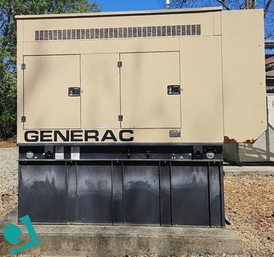 #ad 60kW Generac 0053674 500 250A 120 240V 1PH Diesel 355.8 Hrs. TESTED SKU: $10450.00