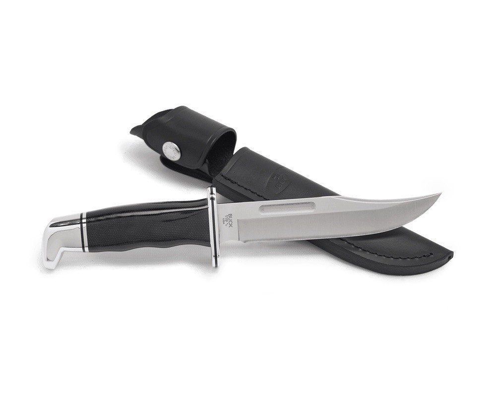Buck Limited Edition 119 Special - Black Canvas Micarta / Aluminum