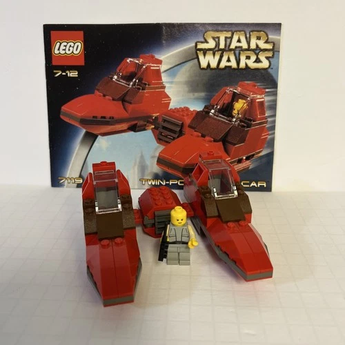 Lego Star Wars 7119 Twin-Pod Cloud Car 100% Complete With Manual Nice