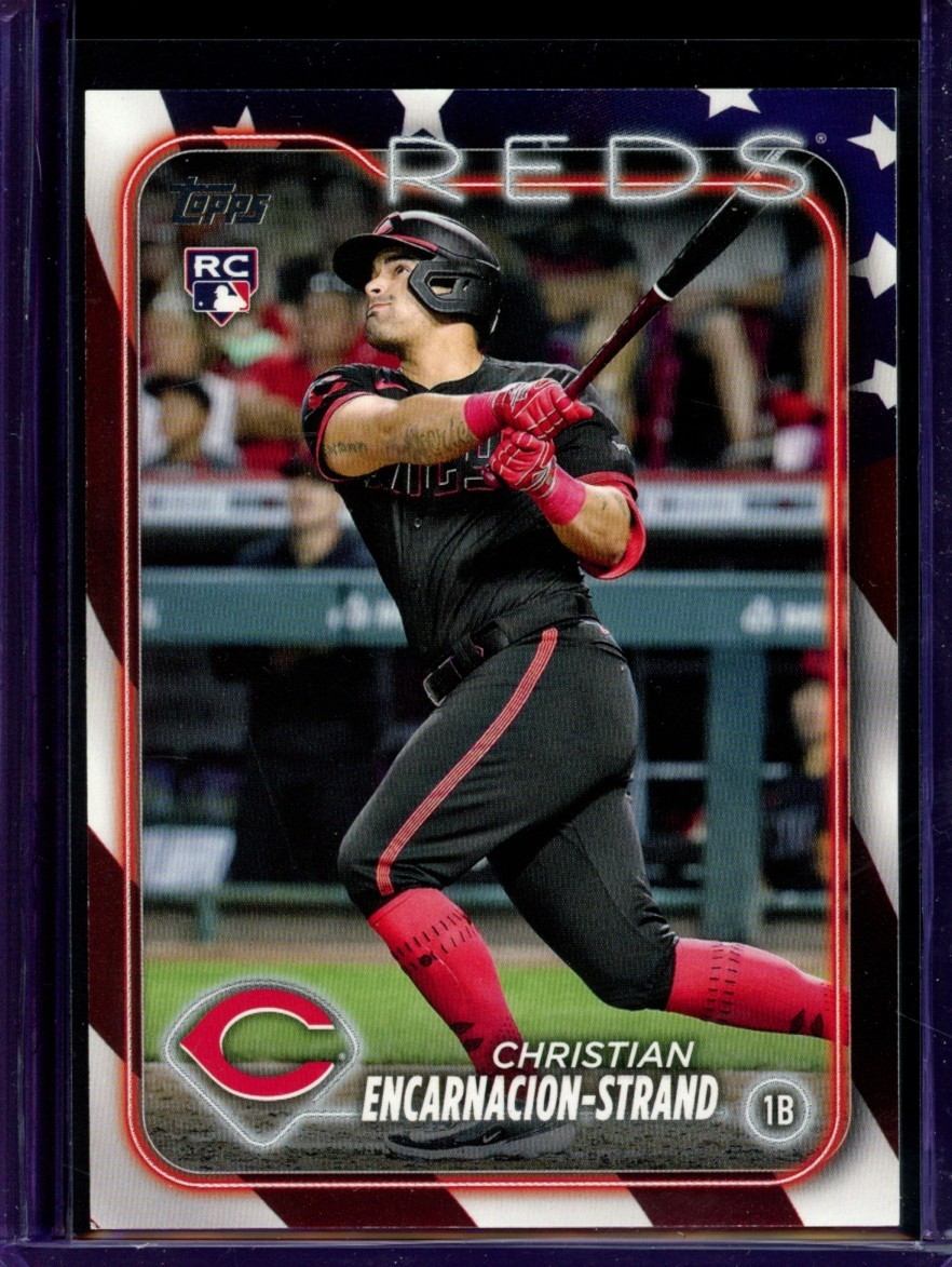 2024 Topps #219 Christian Encarnacion-Strand Independence Day /76