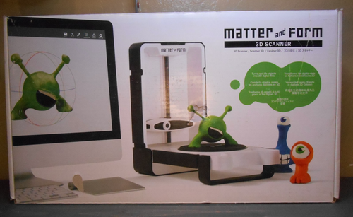 Matter and Form V1 Model MFS1V1 3D Scanner Open Box
