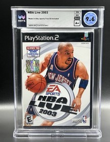 NBA Live 2003 &bull; WATA 9.6 A+ &bull; Kidd Nets PSA &bull; PlayStation 2 &bull; Not VGA/CGC