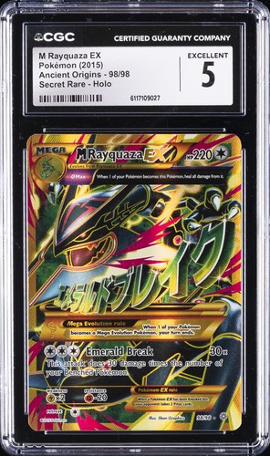 M Rayquaza-EX graded CGC 5 for sale on eBay