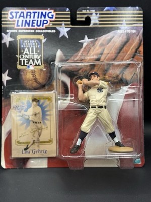 Lou Gehrig Starting Lineup All Century Team Action Figure New