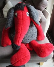 Vintage sehr große ca. 90 cm Plüsch Kult-Ratte Zonk Stofftier TOPZUSTAND