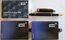 Montblanc Meisterstuck fountain pen (Pre 1991) With 23 Blue Ink Cartridges