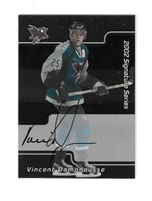 Vincent Damphousse 2001-02 Be a Player Signature Series Auto Card # 195