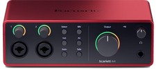 Focusrite SCARLETT-4I4-4G 4x4 USB Audio Interface, 4th Generation