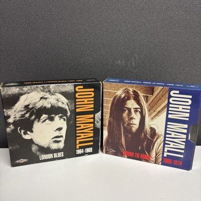 JOHN MAYALL 'London Blues 64-69' & 'Room to Move 69-74' (2 Double CD Sets) OOP!