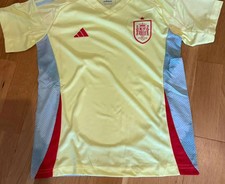 Spanien Nationalmannschaft Auswärtstrikot mit Hose 2024 Kinder, gelb 158