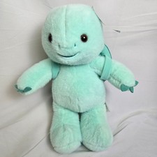 Build-A-Bear Workshop Snappy Sun Turtle Plush Removeable Backpack Green 15" New