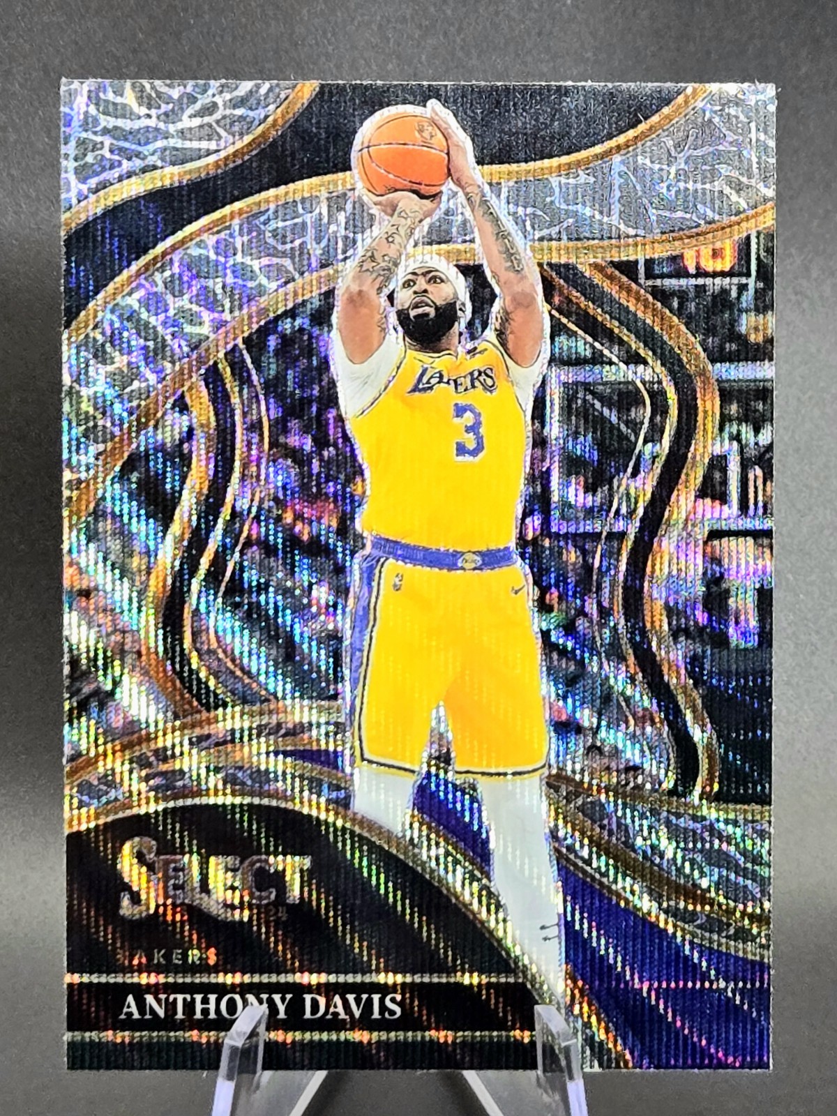 2023-24 Select Anthony Davis ELEPHANT PRIZM Courtside #220 SSP CASE HIT Lakers