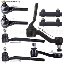 For 1999-2004 Chevrolet S10 4x4 8 Pcs Inner Outer Tie Rods Idler Pitman Arm Kit