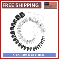 Nut and Bolt Thread Checker - 45 Gauge Set for Fast and Accurate Size Verific...