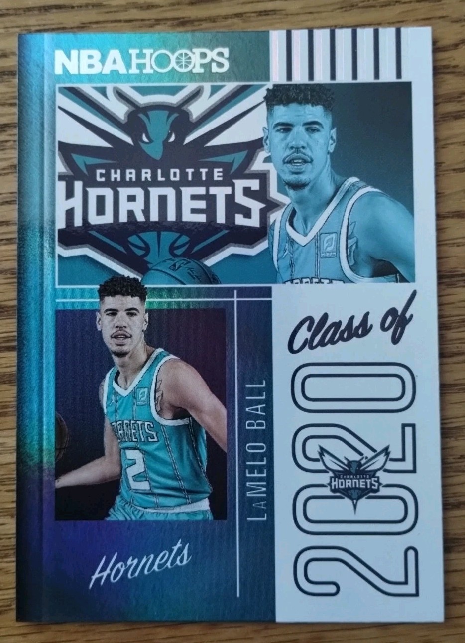 2020-21 NBA Hoops Lamelo Ball Class Of 2020 Rookie #6 (RC) Charlotte Hornets
