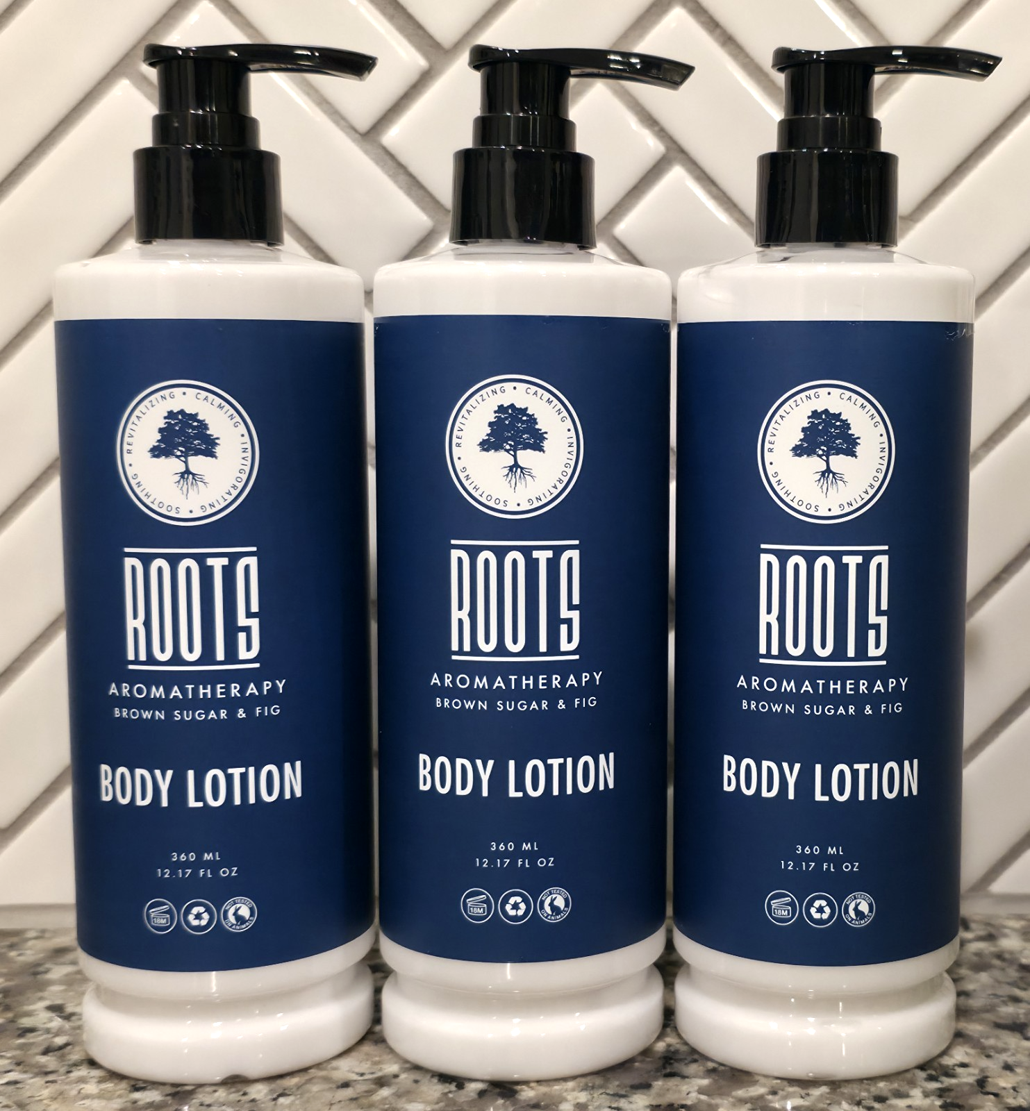 3 PACK Roots Aromatherapy Brown Sugar & Fig Body Lotion 12oz | eBay