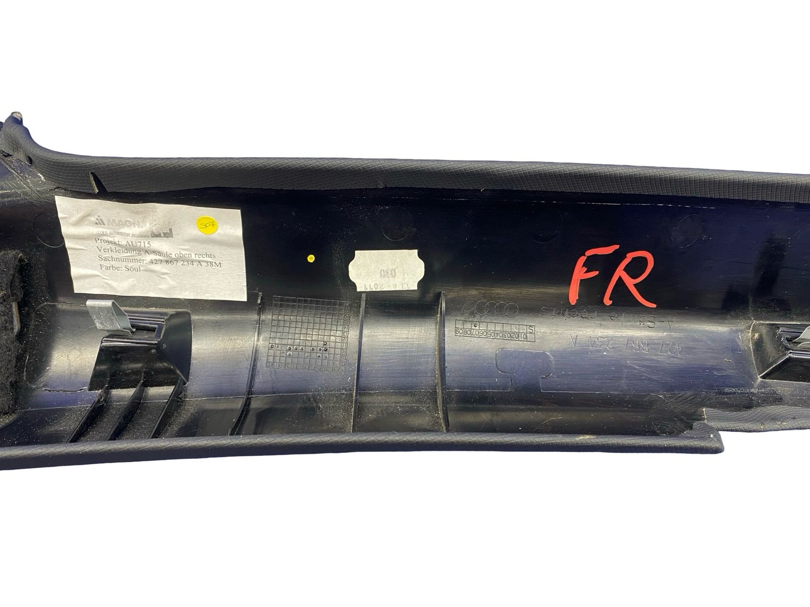 2011-2015 Audi R8 v10 Oem FRONT LEFT RIGHT INTERIOR A PILLAR TRIM SET 427867233A