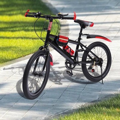 20 Zoll Kinder Fahrrad 7 Gänge Kinderrad BMX Fahrräder Mountainbike Citybike Rot