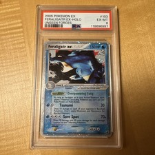 2005 POKEMON EX UNSEEN FORCES #103 FERALIGATR EX-HOLO PSA 6 New Cert! 💎🔥💎