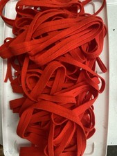 Bright Red-Cut Size 8 - 100 Wool Fabric for Rug Hooking