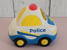 VTech Go Go Smart Wheels Police Car Vehicle Toy Lights Sounds Tested-Works