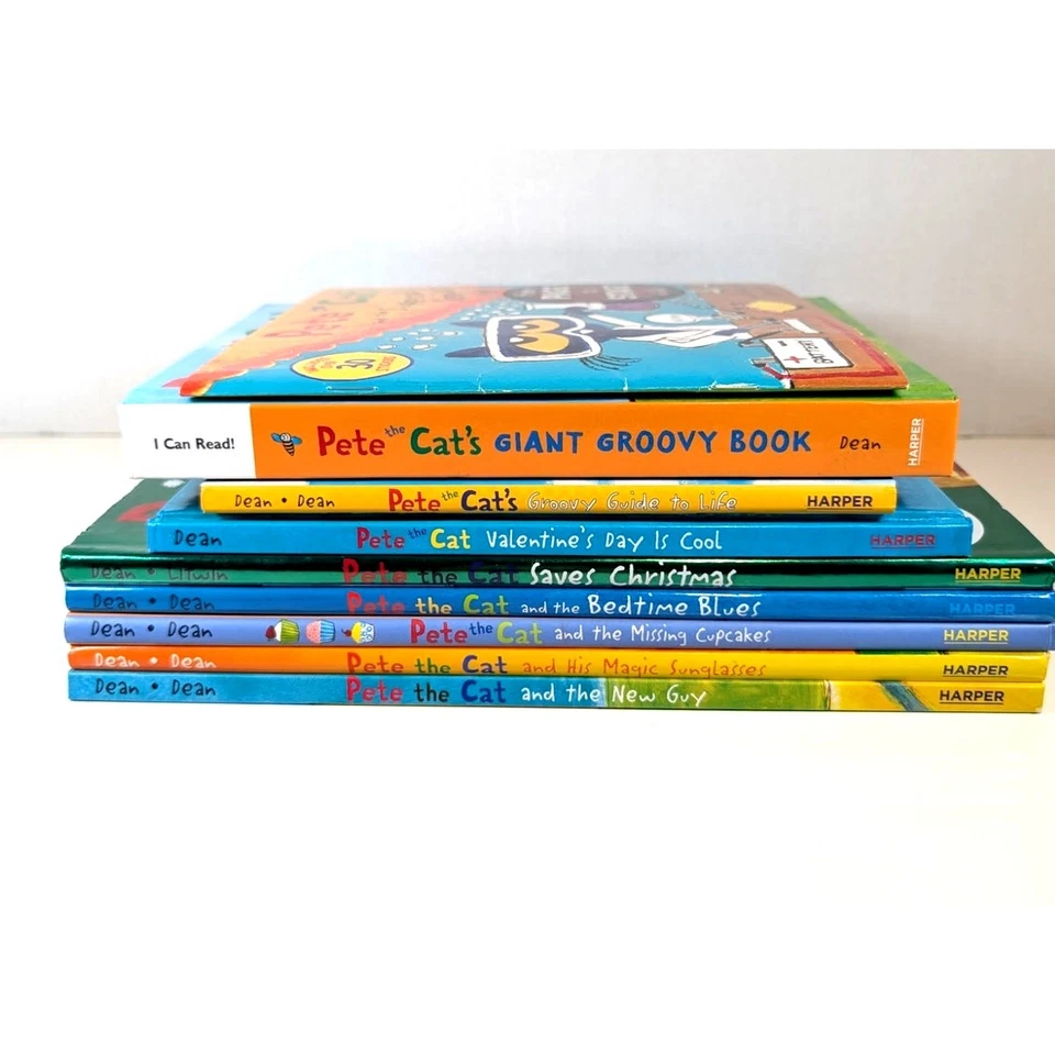 Lot of 9 PETE the CAT Books Series by Kimberly Dean HC DJ~I Can Read~ - Image 2 of 4