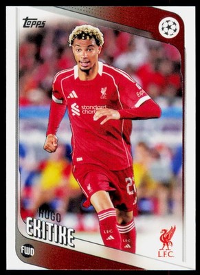 HUGO EKITIKE 148 Topps Parallel 5枚限定 2025-26 Topps UEFA Club Competitions Hugo Ekitike 176 Liverpool