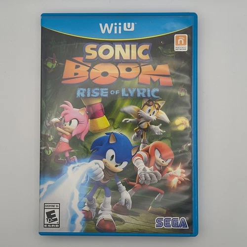 SEGA Sonic Boom: Rise of Lyric Nintendo Wii U CIB w/ Manual