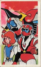 UFO Robo Grendizer Menko Card Toei Animation Anime Robot Duke Fleed Vintage
