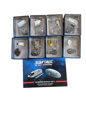 Star Trek Shuttle Set 10 Stück Metall Modell Star Trek Eaglemoss neu OVP