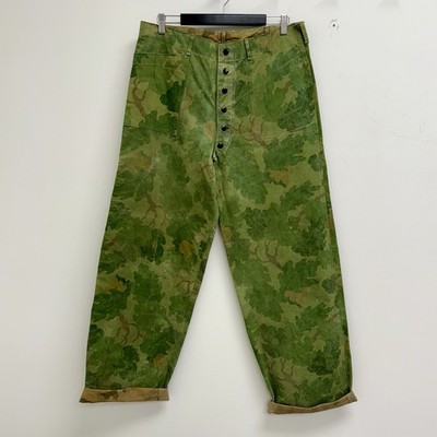 WWII USMC Model P42 Pants Dungarees Mitchell Camo 36x34 | eBay