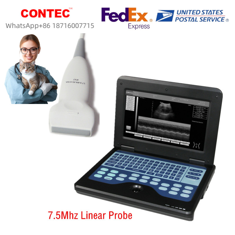 Portable ultrasound scanner veterinary laptop machine cms600p2-vet+linear probe