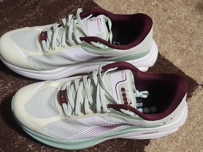 Diadora Atomo Star Made In Italy Running Shoes Aqua Salsa Size 10.5 NWOB