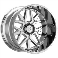 24x14 Hostile H128 Diablo Armor Plated Chrome Wheels 6x5.5 -76mm Set Of 4 24x14 Hostile H128 Diablo Armor Plated Chrome Wheels 6x5.5 -76mm Set Of 4