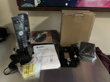 NEW AT T Home Phone Smart Call Blocker CL82267 DECT 6.0 2-Handset Cordless Wood