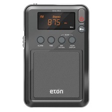 ETON NELITEMINI Mini Shortwave Radio,Digital,4-5/16" H 55MR62