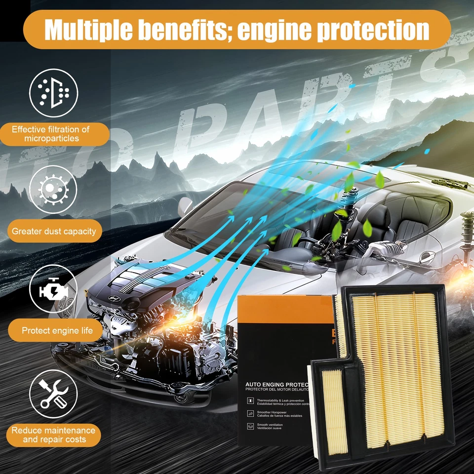 Filtro de aire del motor para Ford Transit-150 250 350 2015-2019 AF8225 ¡¡Vendedor de Estados Unidos!!! Foto 4 de 4