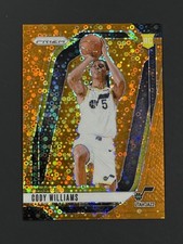 Cody Williams 2024-25 Panini Prizm RC #232 Orange Fast Break Disco /125 Jazz