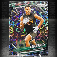 2025 Prizm - Arian Smith Rookie RC - #391 LAZER PRIZM JETS MINT