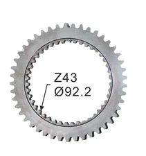 Auto Parts Input Transmission Synchronizer CONE for ZF Oem 6002 305 727 ZFD