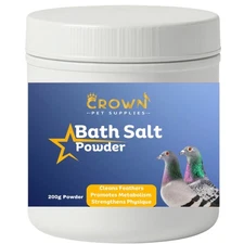 Bath Salt Powder Cleans Feathers, Promote Metabolism & Physique For Pigeons 200g