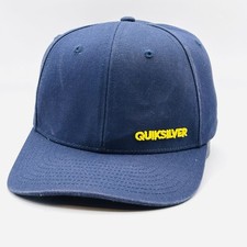 Quiksilver Snapback Surf Cap, Navy Beach Skate Wear Adult Adjustable