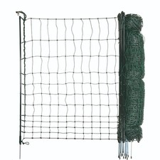 ELECTRIC POULTRY NETTING 50M Fencing Fence Chicken Net 110cm High Mesh Green