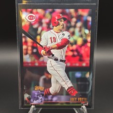 2025 Topps Archives Joey Votto Black Border #177 Holo Foil Reds Baseball