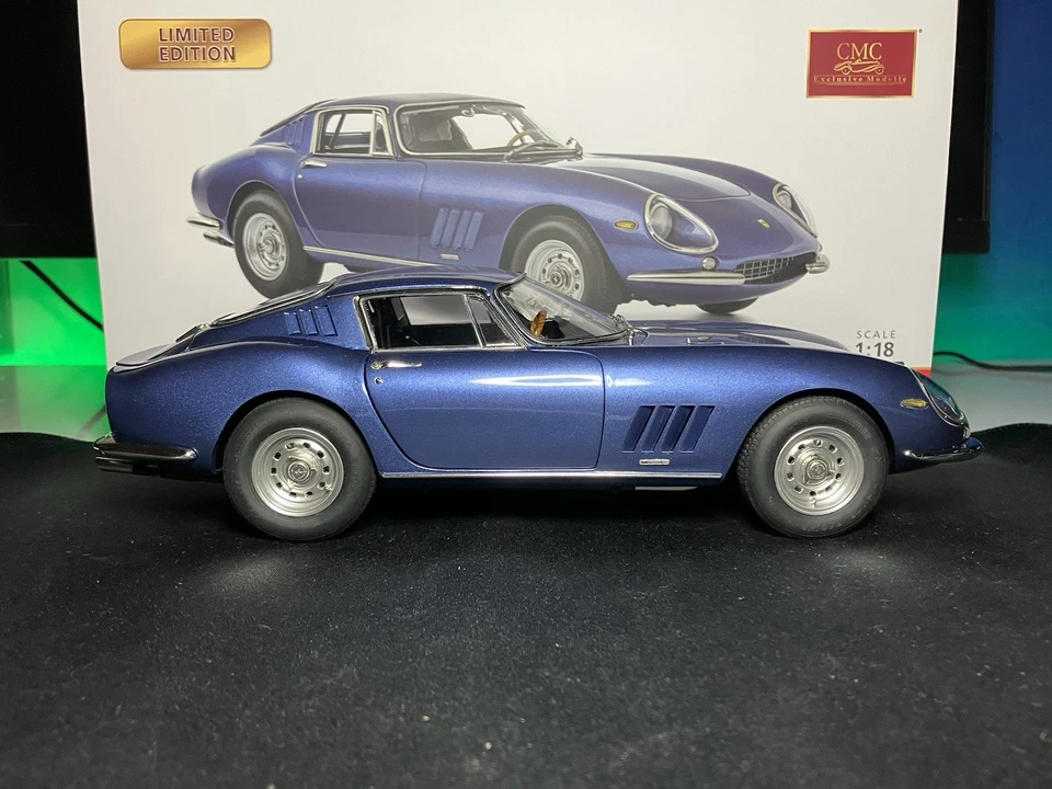 CMC 1/18 Ferrari 275 GTB/C 1966 Blue/Azzurro California (lim. 1000 units) - Photo 4/4