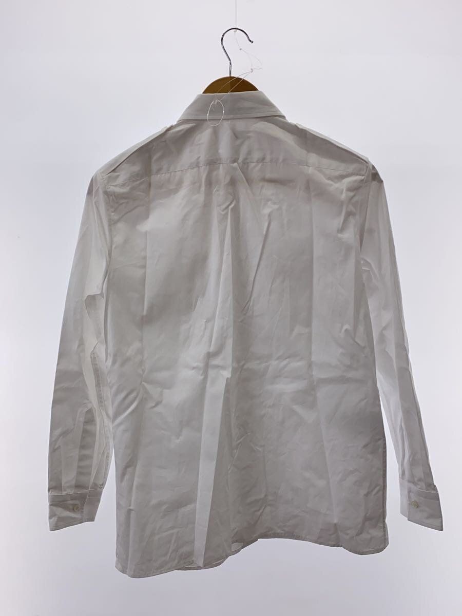 PRADA◆24SS/ネクタイ付き/長袖ブラウス/38/コットン/WHT/無地/DNA91Q PRADA Blouse 24SS Long Sleeve 38 Cotton White Plain DNA91Q