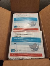 (Lot of 4) Cardinal Health (Quilted Adult Briefs) Large 45"- 58" (72 Total)