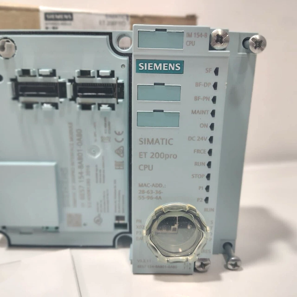 SIEMENS 6ES7154-8AB01-0AB0 SIMATIC DP IM154-8 PN/DP CPU F. ET200 PRO -NEW - Image 4 of 4