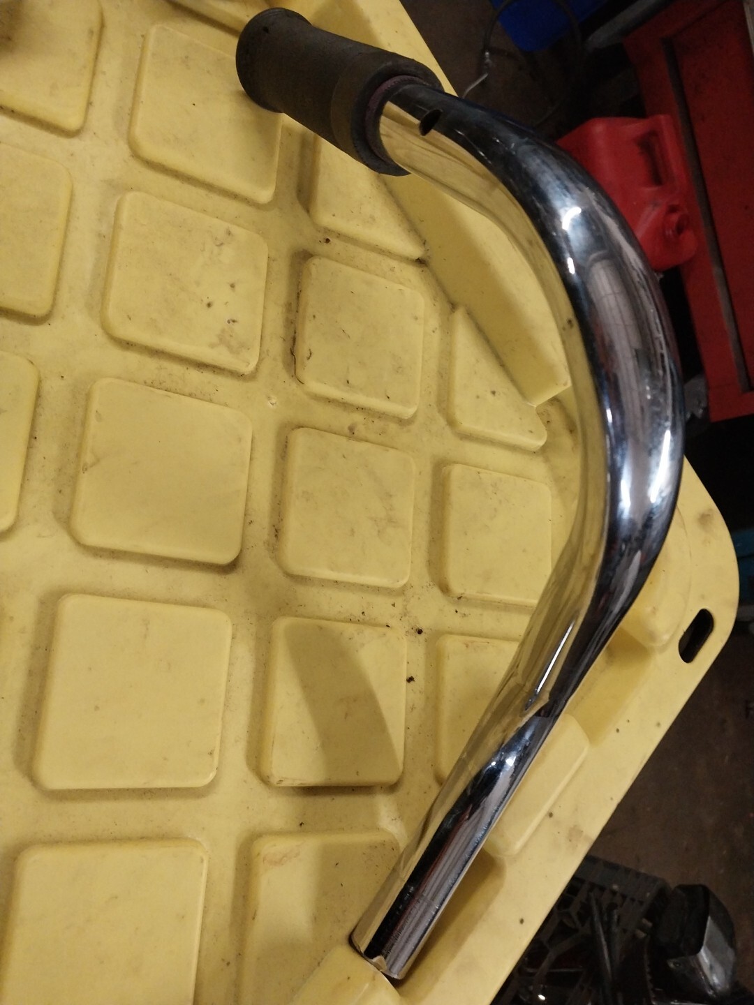 Harley Ironhead Sportster 2 Pce Buckhorn Handlebars Great Shape XLH